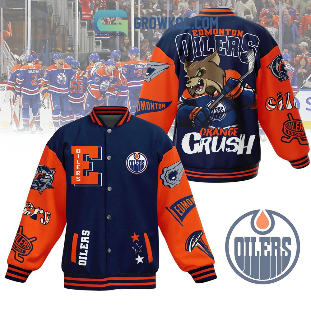Edmonton Oilers Varsity Jacket - Bold Design, Perfect Gift For Hockey Fans!