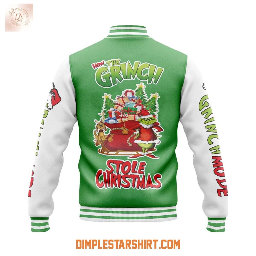 How The Grinch Stole Christmas Baseball Jacket