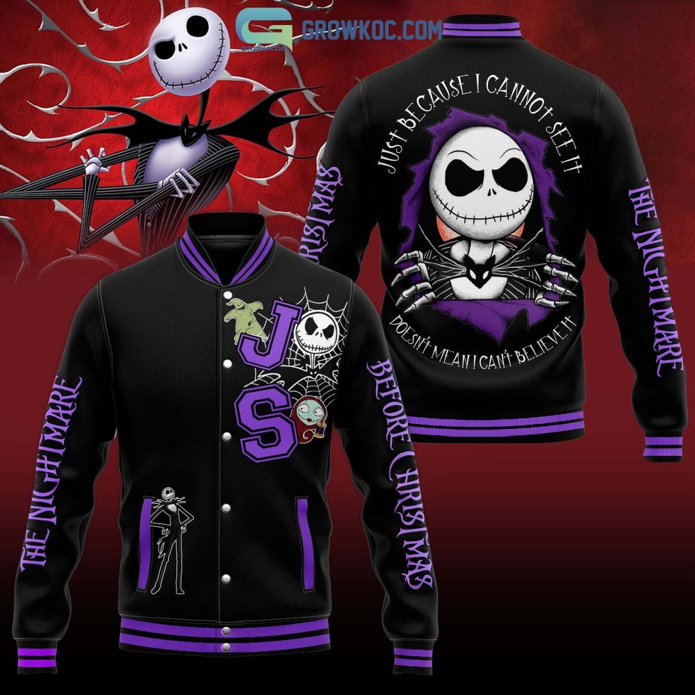 Nightmare Before Christmas Varsity Jacket – Iconic Jack Skellington Design