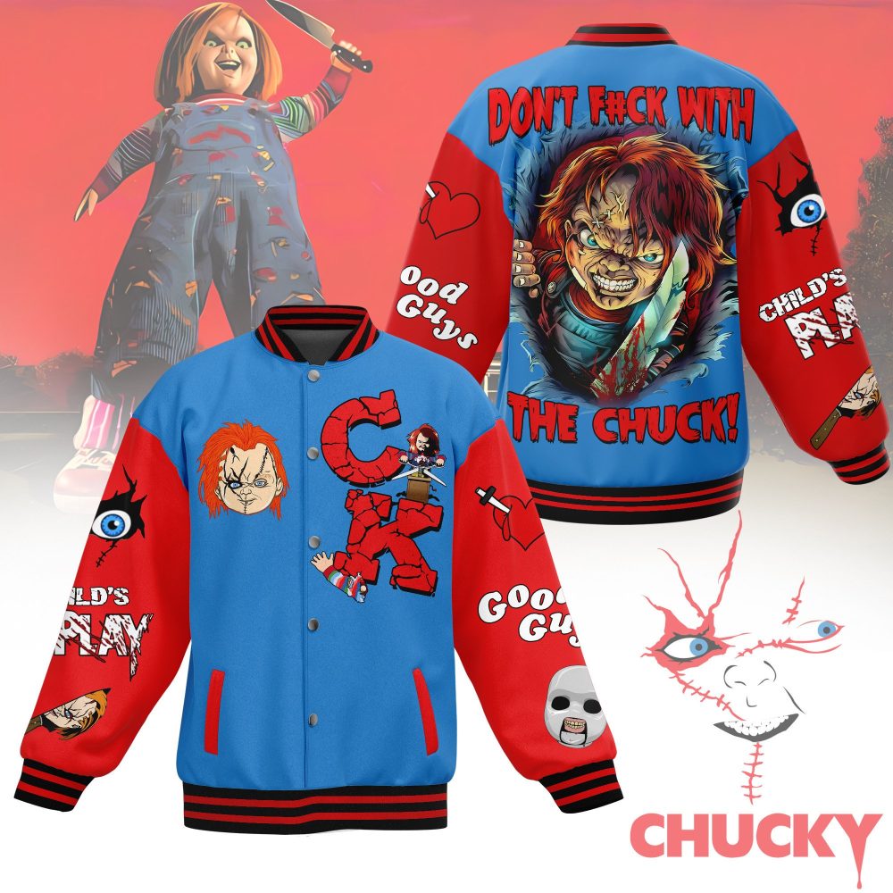 Chucky Horror Varsity Jacket – Bold, Vibrant, And Unforgettable Design For Fans